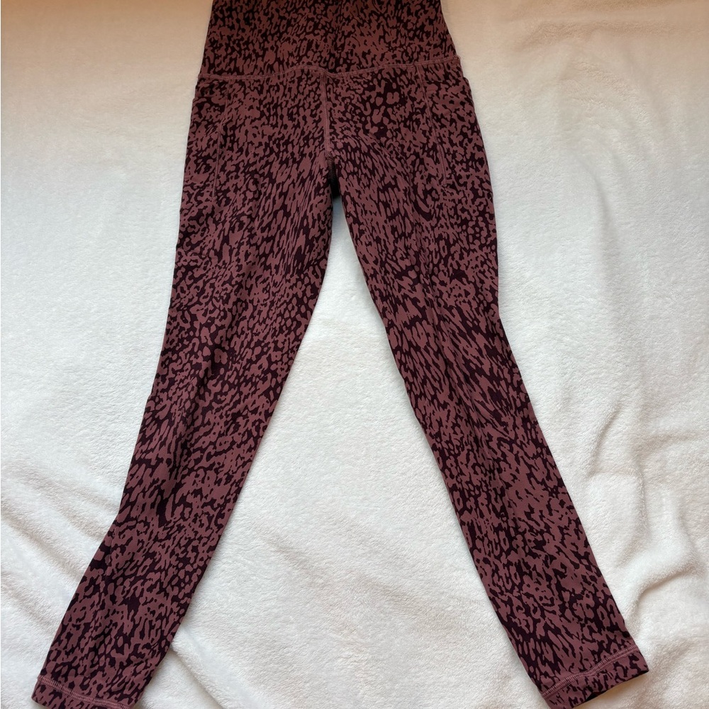 Athleta Maroon Patterned Jumpsuit - image 2